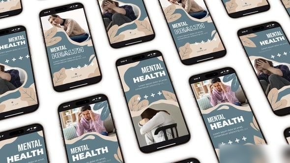 Videohive Mental Health Instagram Stories Product Promo template preview
