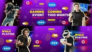 Videohive Gaming Event Promo Openers template preview