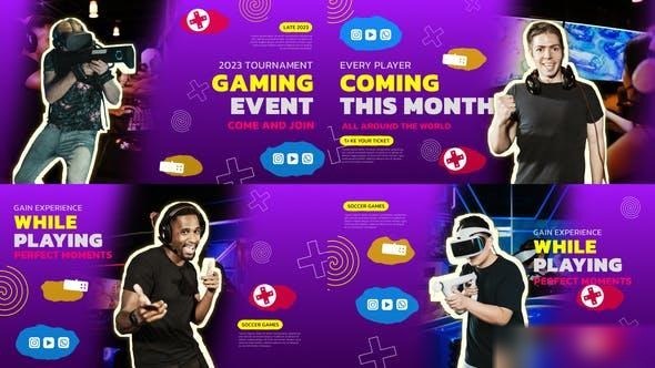 Videohive Gaming Event Promo Openers template preview