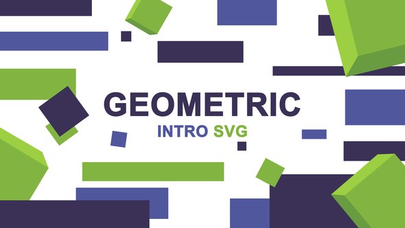 Videohive Geometric Logo Intro SVG Openers template preview