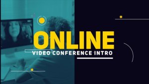 Videohive Video Call Conference Intro Product Promo template preview