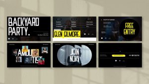 Videohive Simple Modern Music Party Openers template preview