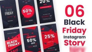 Videohive Black Friday Instagram Story Openers template preview
