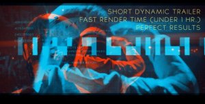 Videohive Action Sport Trailer Video Displays template preview