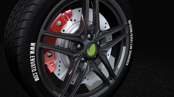 Videohive Car Wheel - Automotive Logo Logo Stings template preview