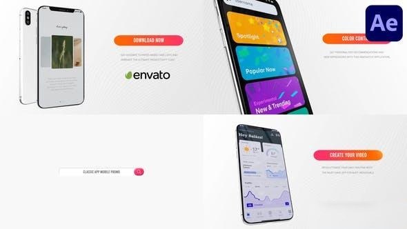 Videohive Classic App Mobile Promo for After Effects