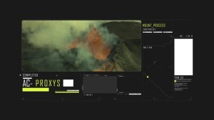 Videohive HUD Typography Screen Infographics template preview