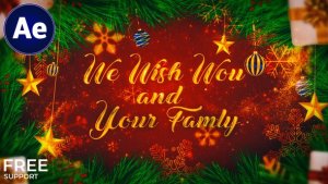 Videohive Christmas Wishes || Xmas Wishes Video Displays template preview