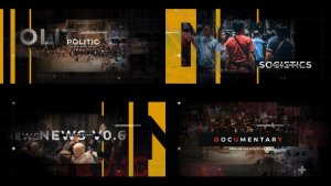 Videohive Documentary News Opener Broadcast-packages template preview