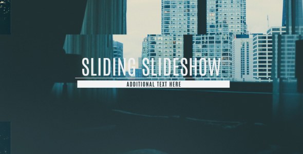Videohive Sliding Slideshow 15810005 Video Displays template preview