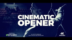 Videohive Cinematic Opener 21283425 Openers template preview