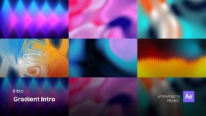 Videohive Intro - Gradient Intro After Effects Project Files Product Promo template preview