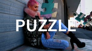 Videohive Puzzle Media Reveal Video Displays template preview