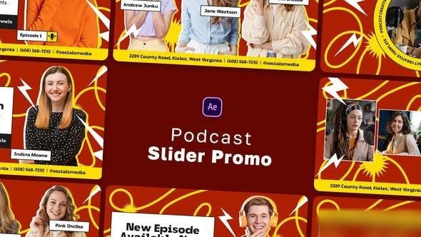 Videohive Podcast Slider Promo Openers template preview