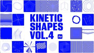 Videohive Kinetic Shapes 4 Elements template preview