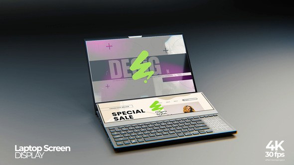 Videohive Modern Laptop Screen Mockup Product Promo template preview