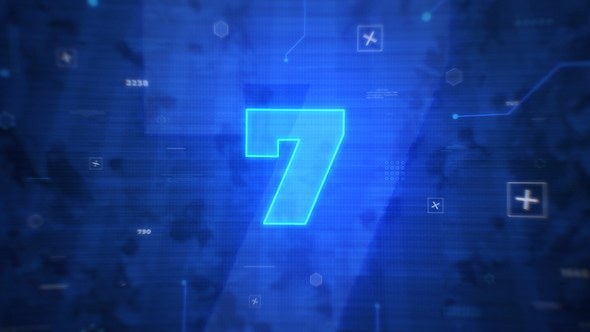 Videohive Digital Countdown Intro Logo Stings template preview