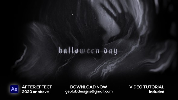 Videohive Halloween Day Titles Video Displays template preview