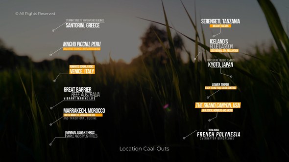 Videohive Location Call-Outs | After Effects Titles template preview