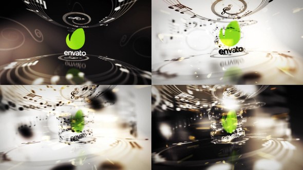 Videohive Music Logo Reveals Logo Stings template preview