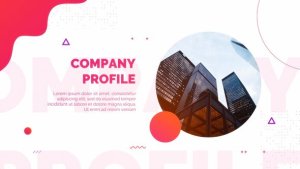 Videohive Company Profile Video Displays template preview