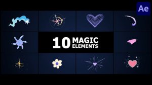 Videohive Magic Elements | After Effects Elements template preview