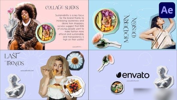 Videohive Collage Slideshow for After Effects Openers template preview