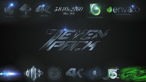 Videohive Quick Elegance Logo - 7 Pack Logo Stings template preview