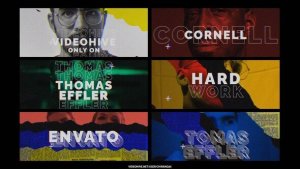 Videohive Glitch Cover Product Promo template preview