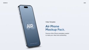 Videohive Air Phone Mockup Pack Product Promo template preview