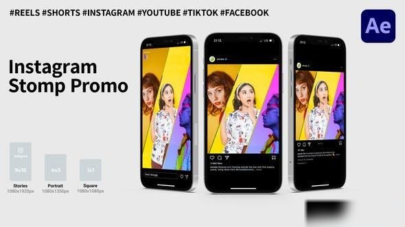 Videohive Instagram Stomp Promo Openers template preview