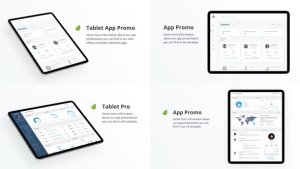 Tablet Pro Presentation Kit Video Displays template preview