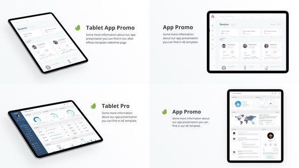 Tablet Pro Presentation Kit Video Displays template preview