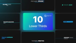 Videohive Lower Thirds Vol. 04 Elements template preview