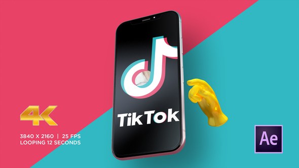 Videohive TikTok Promo 28202439 Video Displays template preview