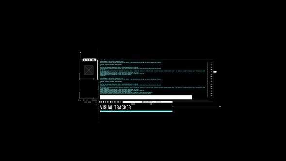 Videohive HUD Visual Tracker 2 Infographics template preview