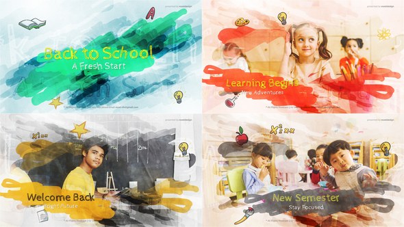 Videohive Back to School Opener 59268458 Openers template preview
