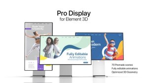 Videohive Pro Display for Element 3D Product Promo template preview