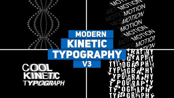 Videohive Kinetic Typography v3 57659992 Titles template preview