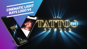 Videohive Cinematic Light Rays Logo v4 Logo Stings template preview