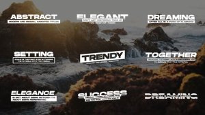 Videohive Abstract - Text Animation | After Effects Titles template preview