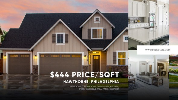 Videohive Real Estate - Clean Pro Video Displays template preview