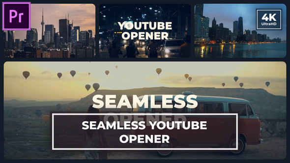 Seamless Opener MOGRT for Premier Pro Premiere Pro template preview