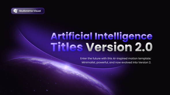 Videohive AI-Tech Titles V2 Titles template preview