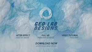 Glitch Surface Titles l Surface Distortion Titles  l  Aerial View Mountains Titles Video Displays template preview