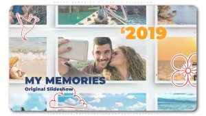Videohive Happy Memories My Family Slideshow Openers template preview