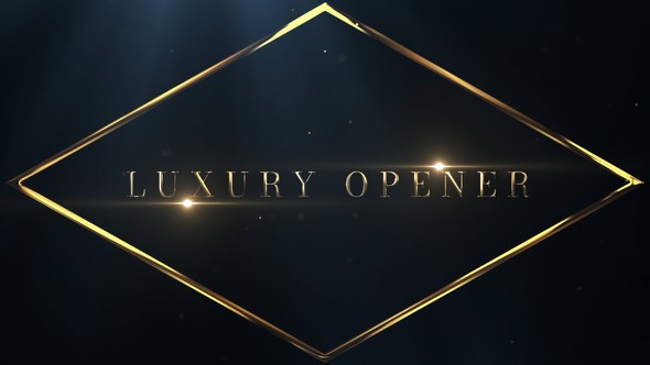 Videohive Golden Opener Titles Titles template preview