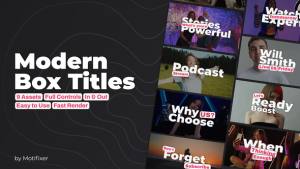 Videohive Modern Box Titles Titles template preview