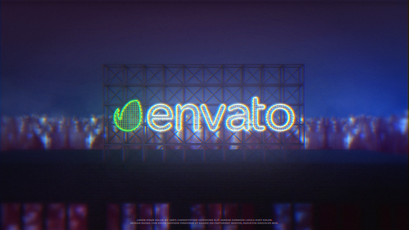 Videohive Neon Logo 26405155 Logo Stings template preview