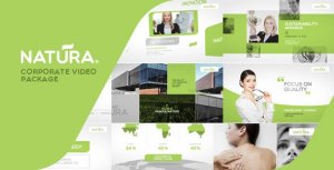 Videohive Natura - Corporate Video Package Video Displays template preview